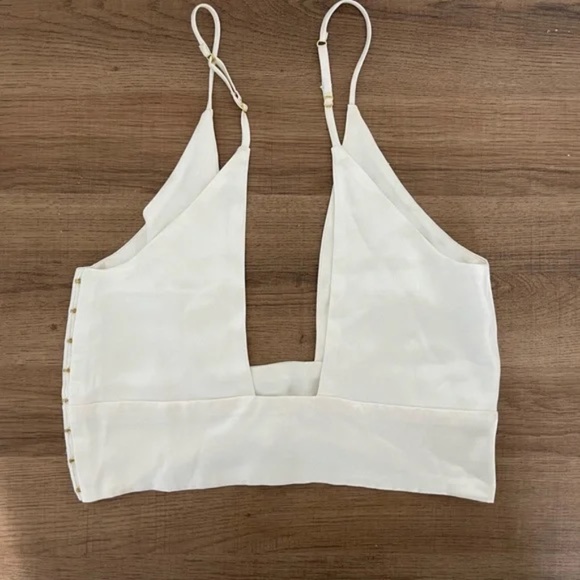 ARE YOU AM I Silk Bra Top - Picture 2 of 3